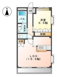 サン・ソレイユ西条　壱番館の物件間取画像